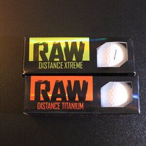 2 Boxes Slazenger RAW Distance Xtreme/Titanium Golf Balls (3 Balls Each Box)